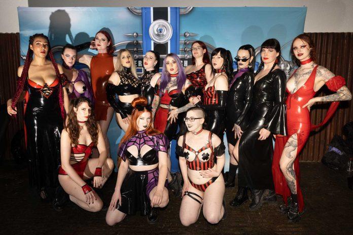 Rubber Mommy Latex presented their latex fashion collection at GFB